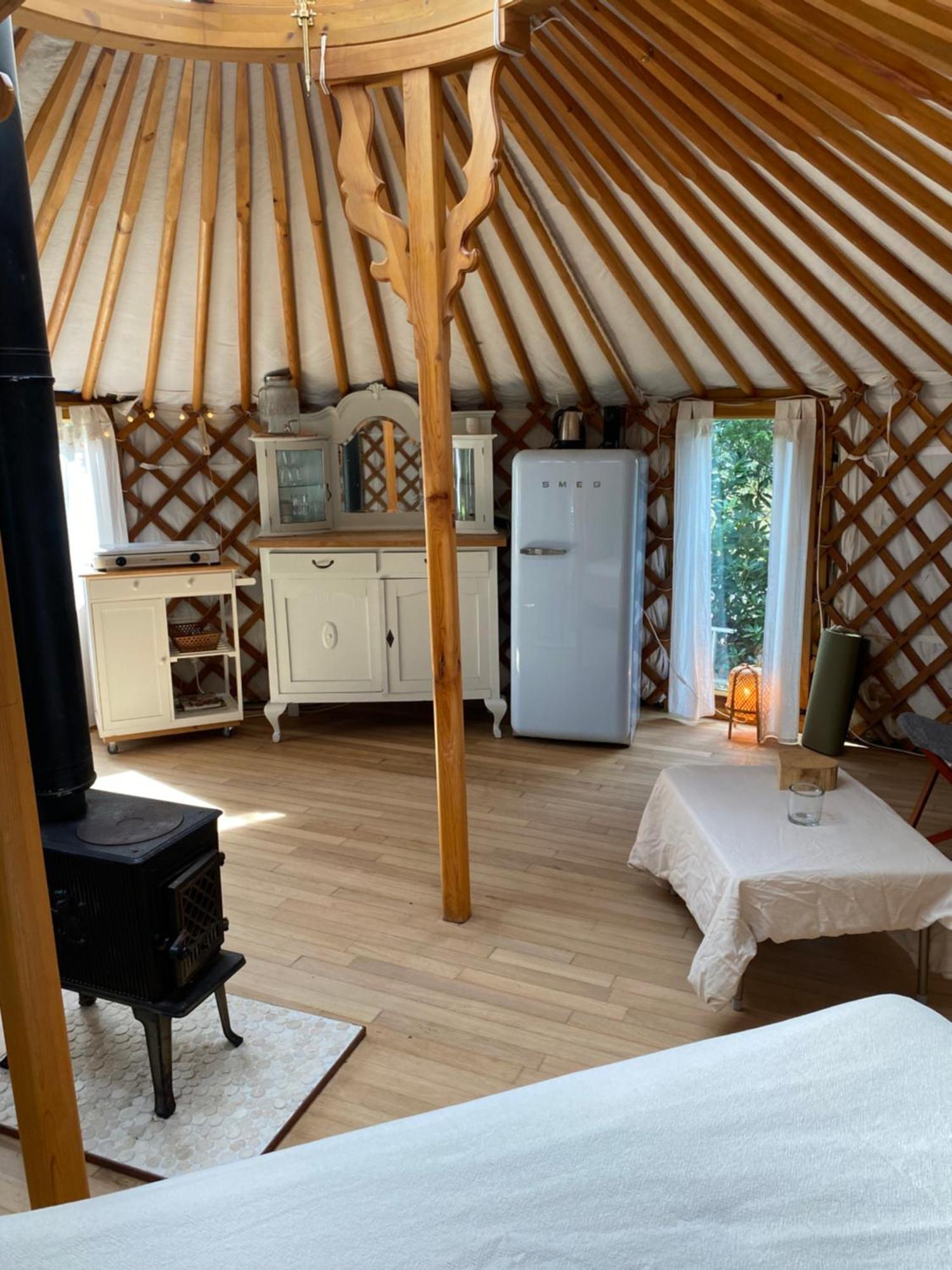 Ons Yurt Huisje In Het Bos Hollandsche Rading Bagian luar foto