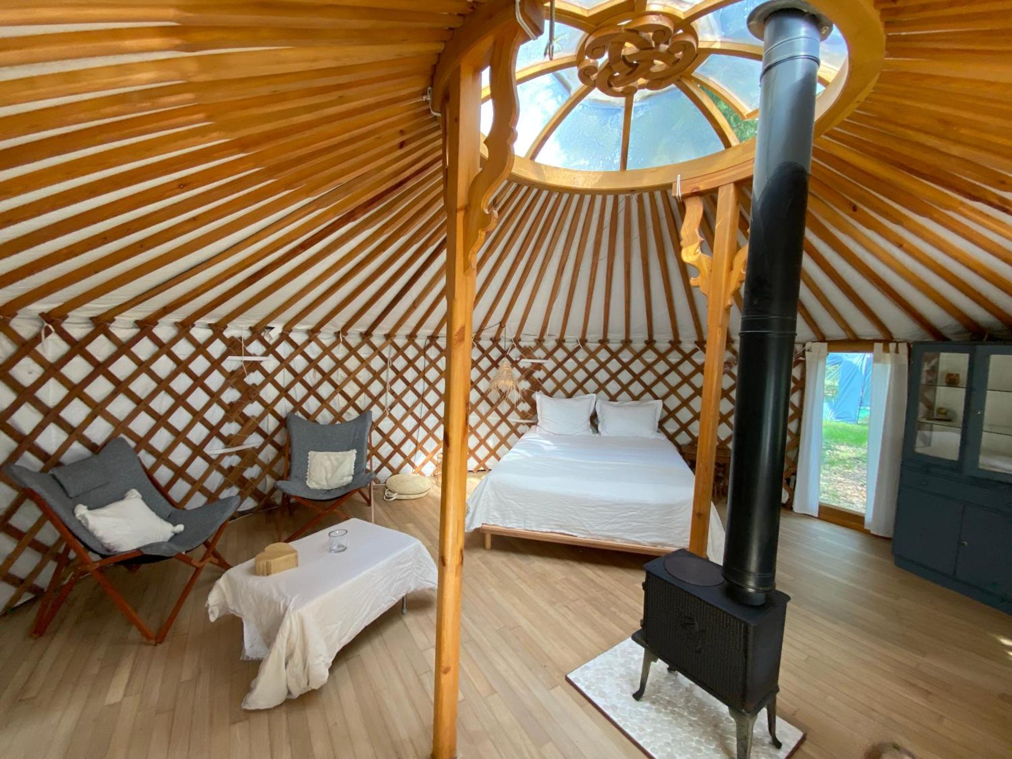 Ons Yurt Huisje In Het Bos Hollandsche Rading Bagian luar foto