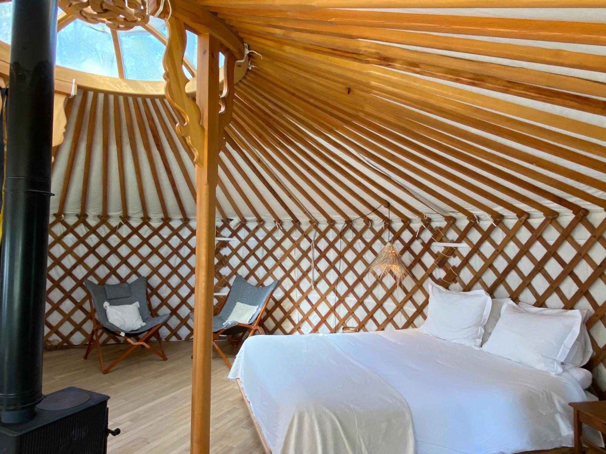 Ons Yurt Huisje In Het Bos Hollandsche Rading Bagian luar foto